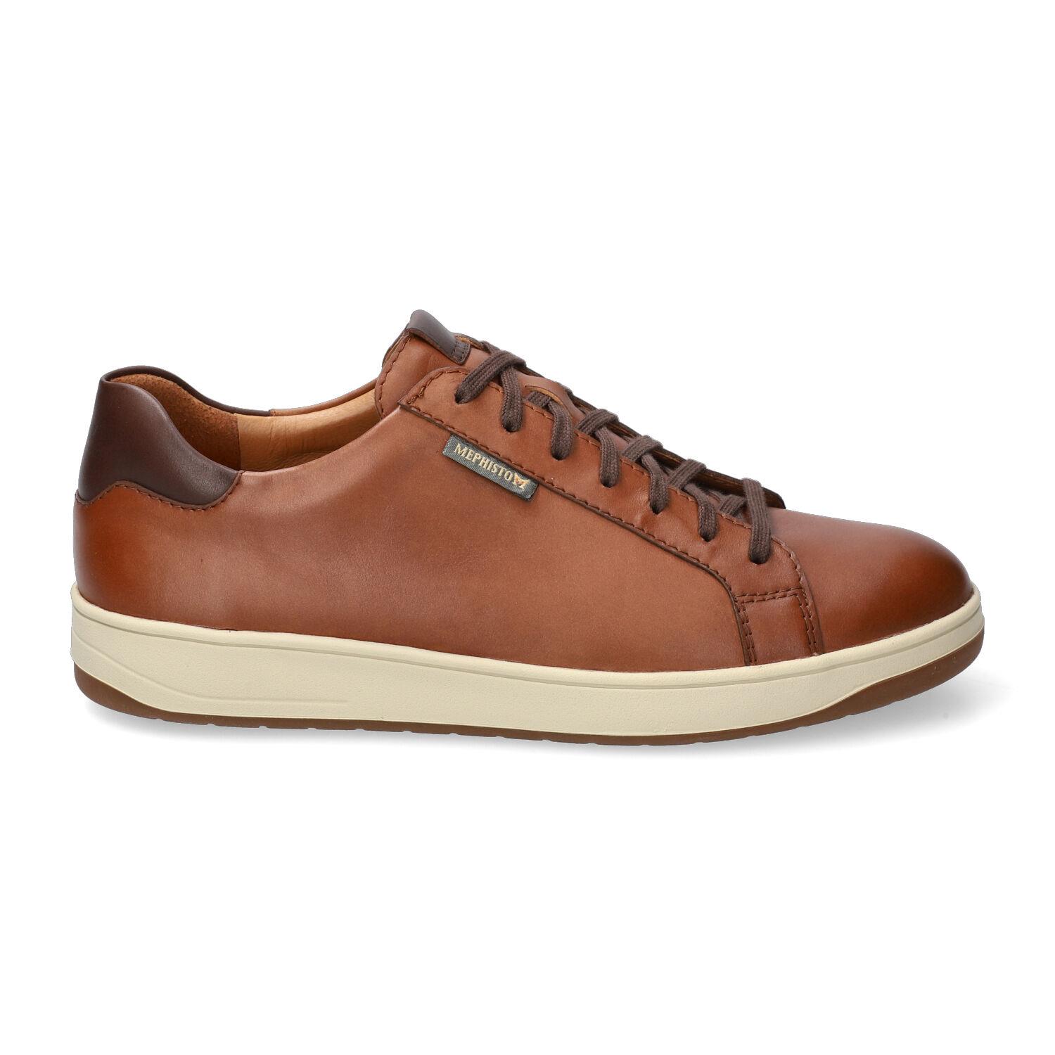 Mephisto HASKO heren veter sneaker - Hazelnoten bruin - Afbeelding 3