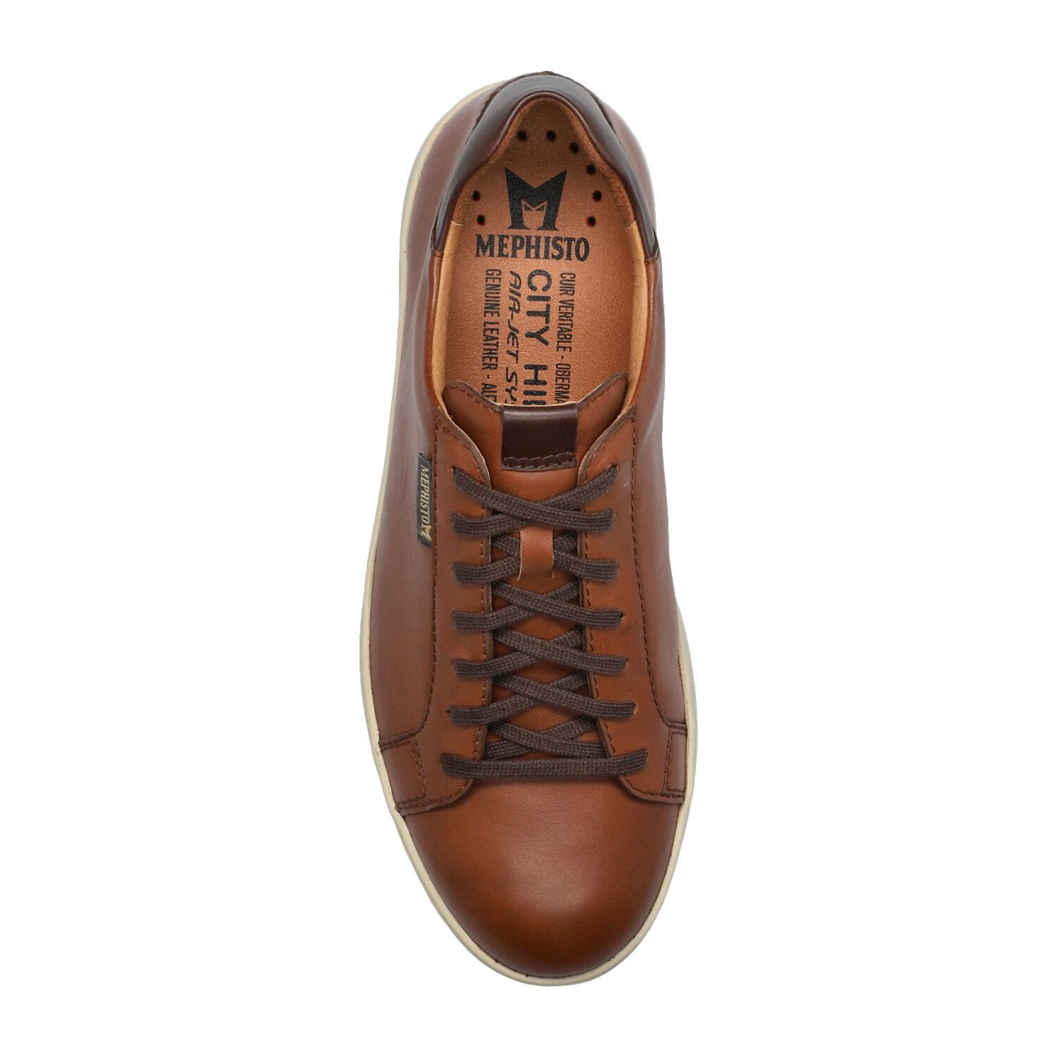 Mephisto HASKO heren veter sneaker - Hazelnoten bruin - Afbeelding 2