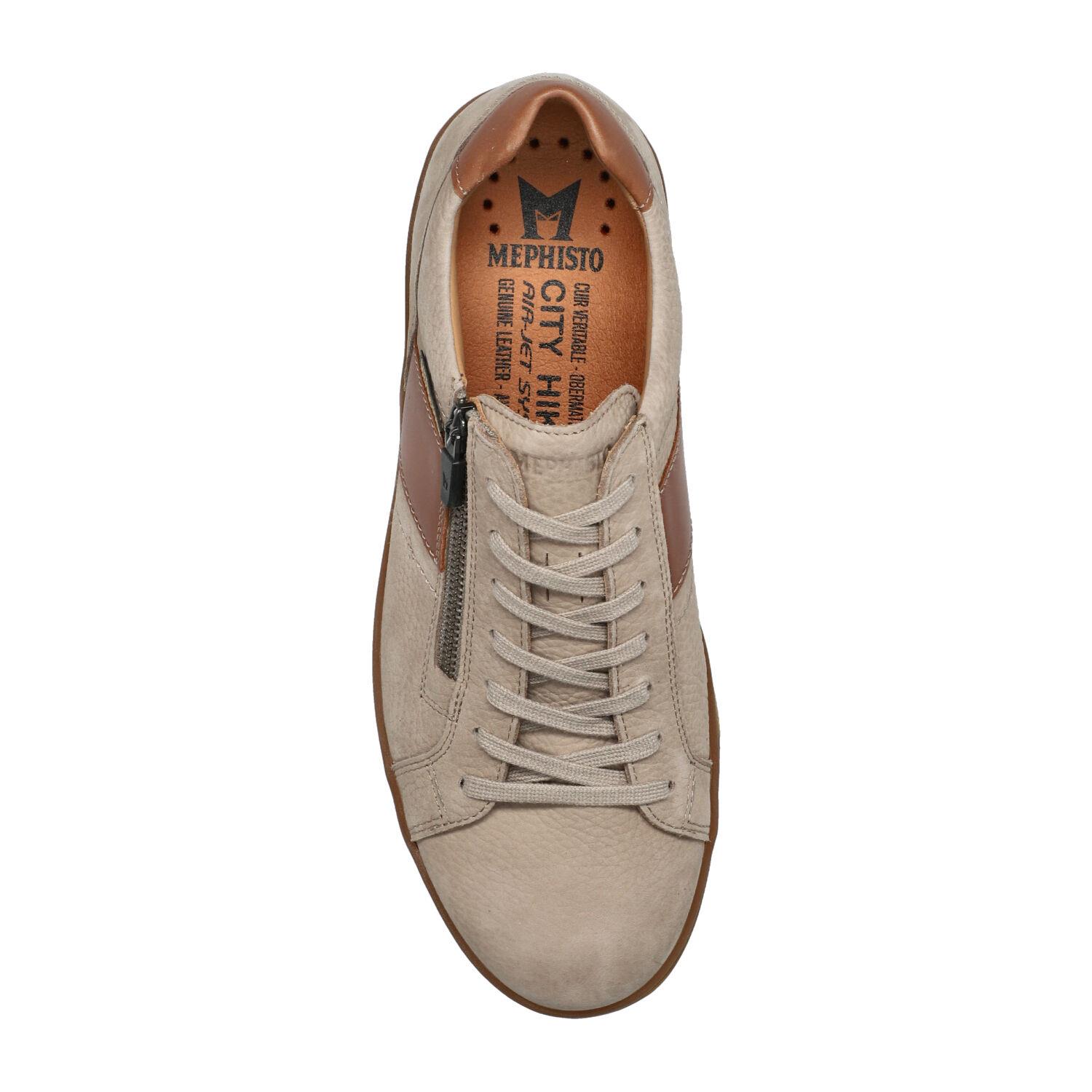 Mephisto HENRIK heren veter sneaker - sand beige - Afbeelding 2
