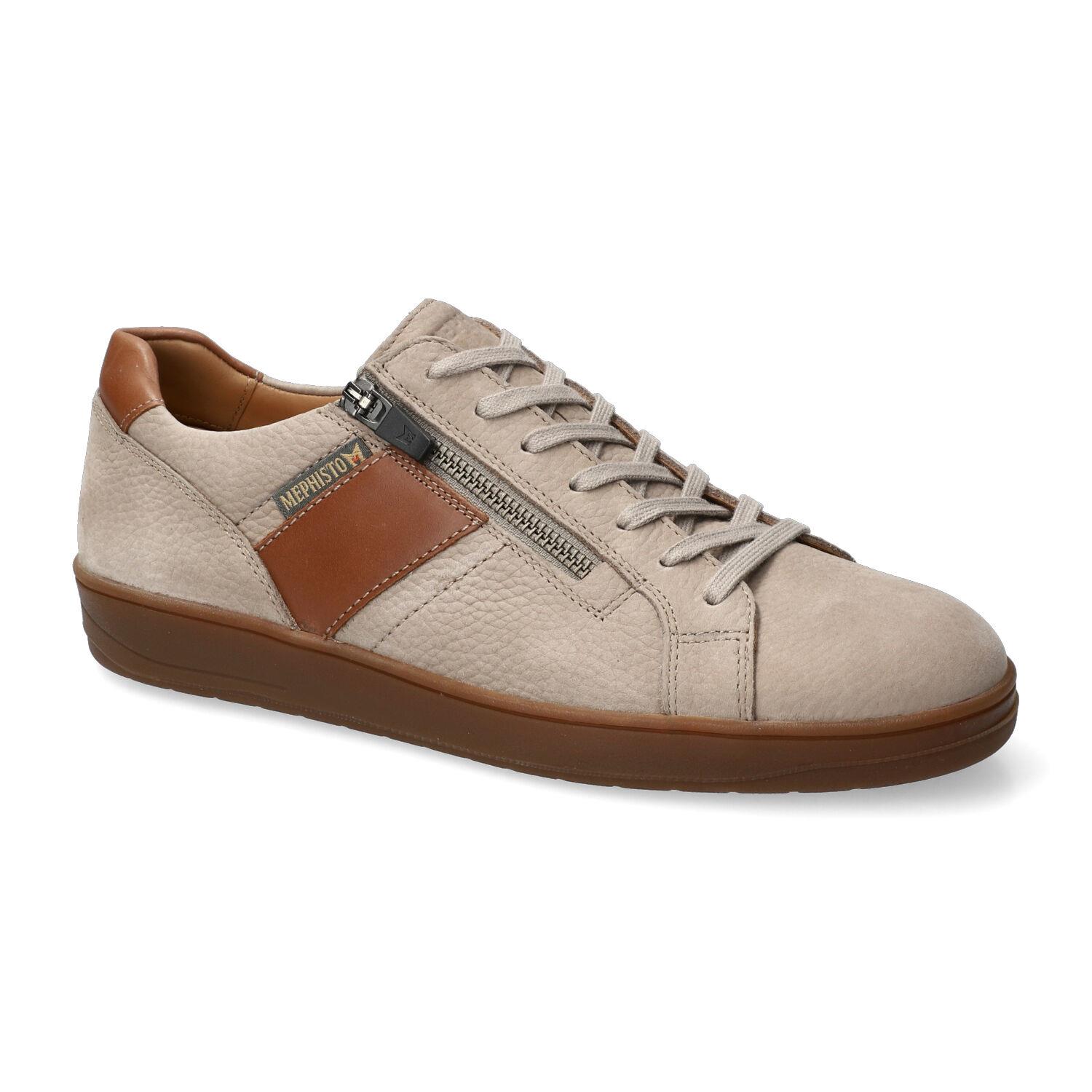 Mephisto HENRIK heren veter sneaker - sand beige - Afbeelding 3
