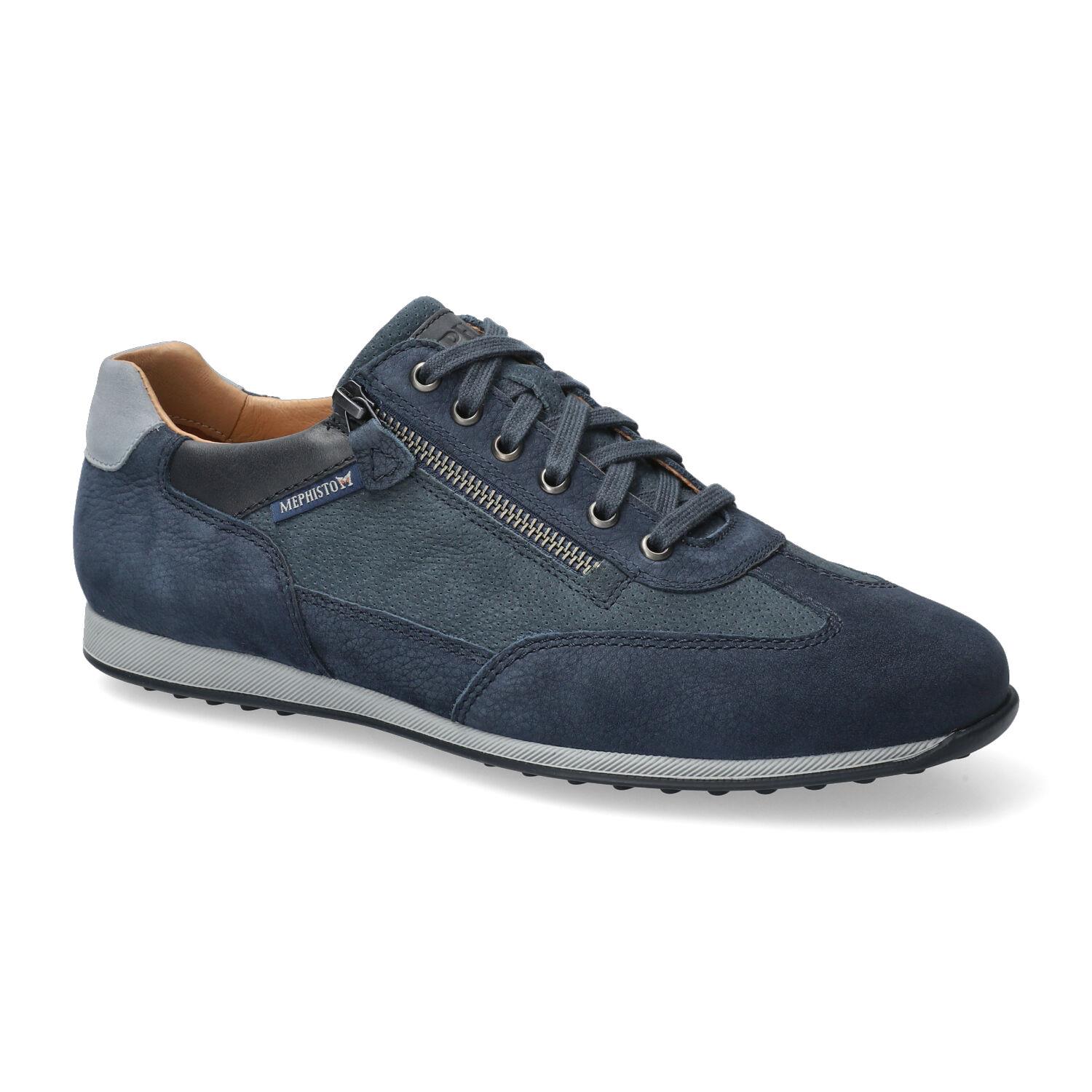 Mephisto LEON Heren veter Sneaker - Blauw - Afbeelding 3