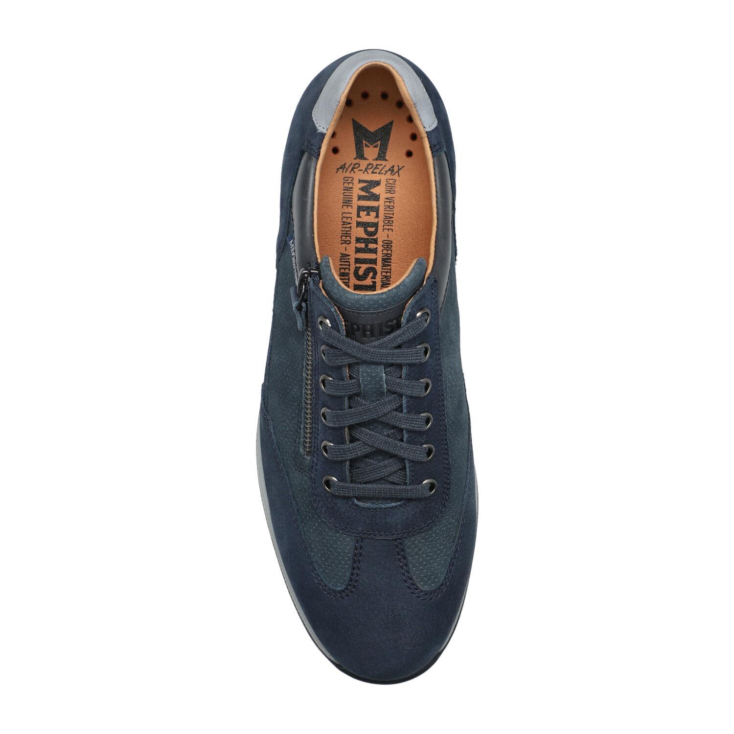 Mephisto LEON Heren veter Sneaker - Blauw - Afbeelding 2