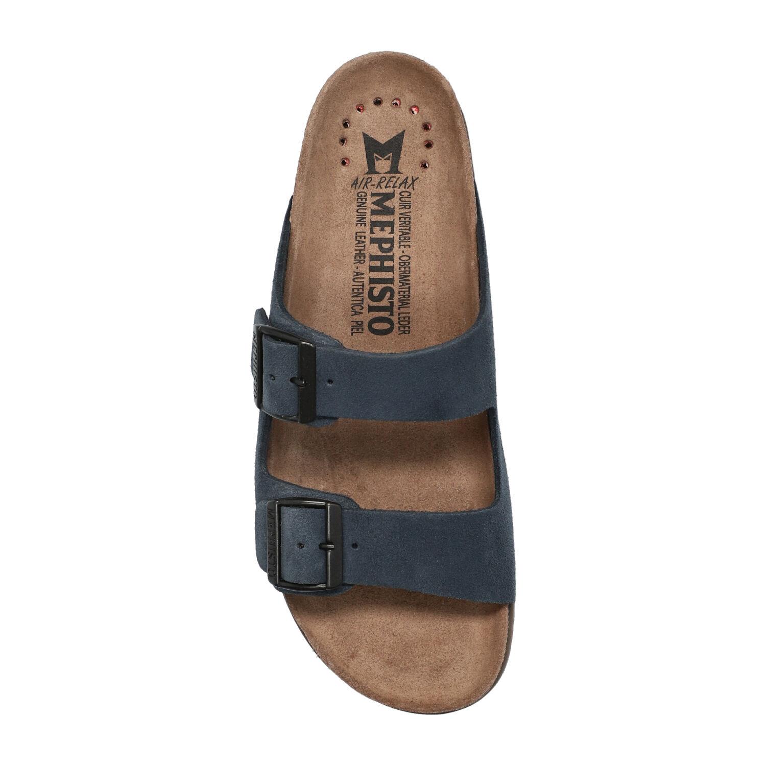 Mephisto NERIO heren slipper - Blauw suede - Afbeelding 3