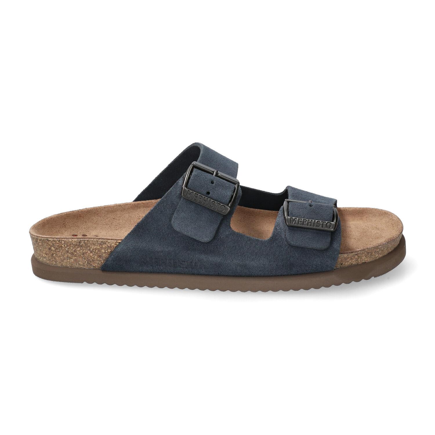 Mephisto NERIO heren slipper - Blauw suede