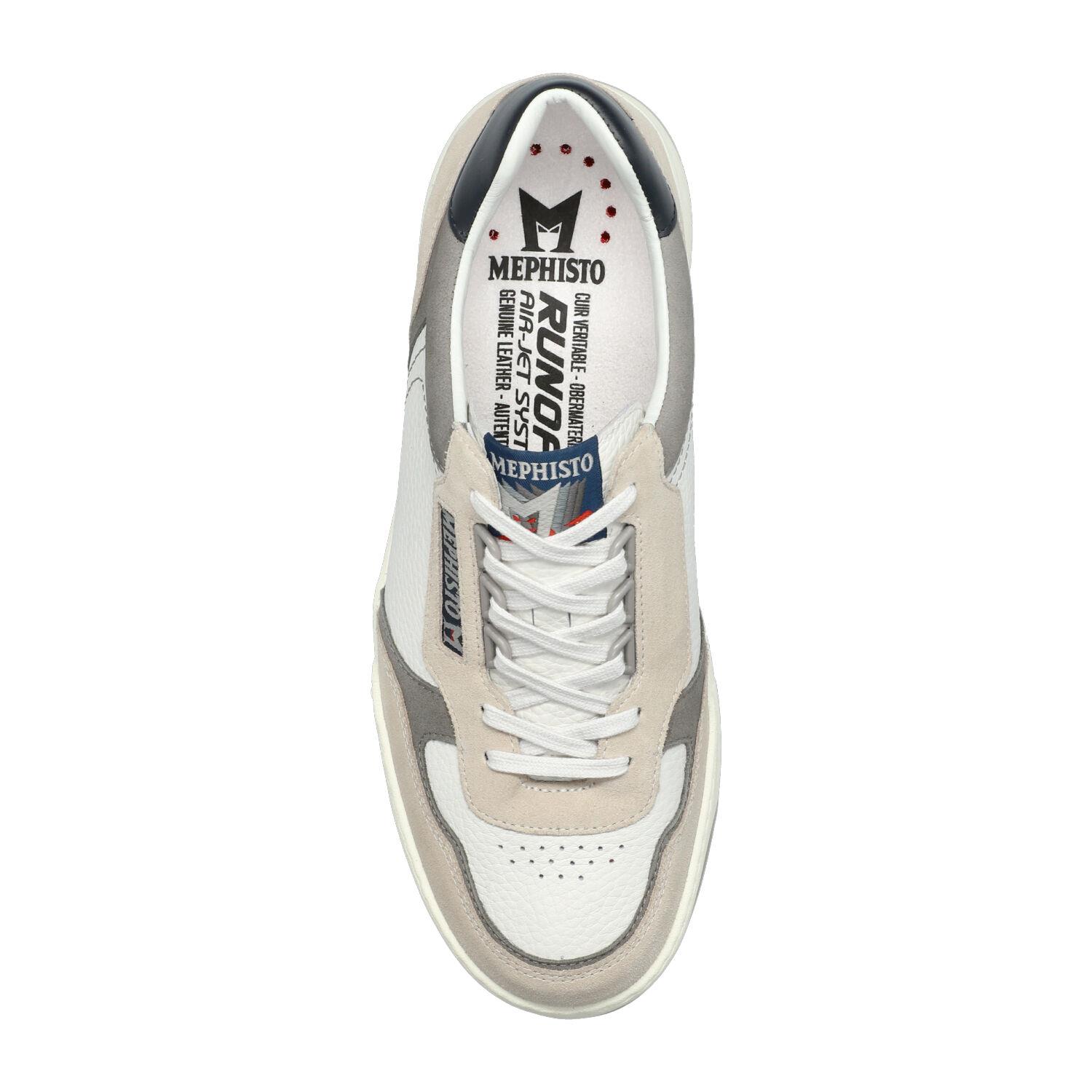Mephisto NORWIN heren veter sneaker - witgrijs - Afbeelding 2