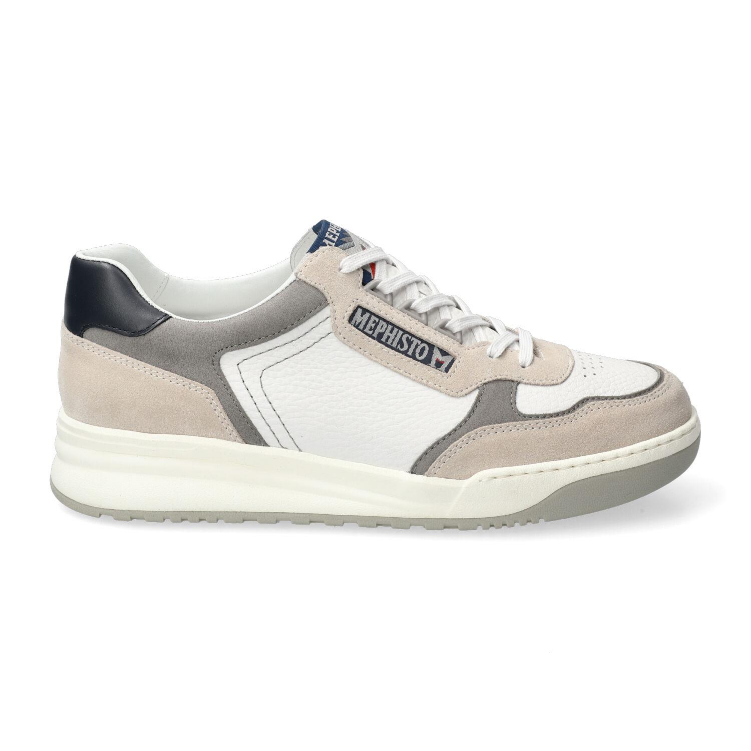 Mephisto NORWIN heren veter sneaker - witgrijs - Afbeelding 3