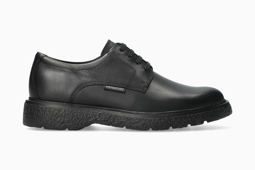 Mephisto EDDY zwart leeren veter schoen - Afbeelding 3