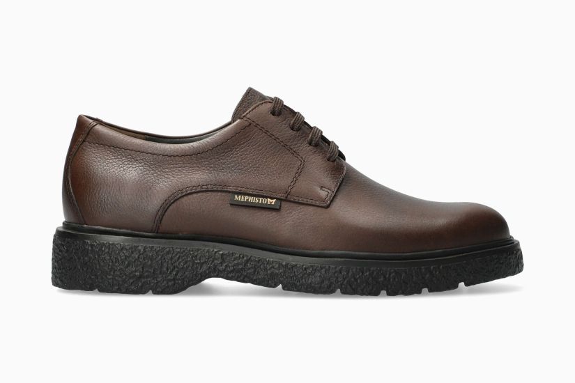 Mephisto EDDY donker bruin leeren veter schoen - Afbeelding 2