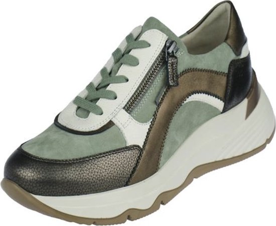 Mobils by Mephisto LAONIE veter sneaker BREED (H) - Groen bruin bronz - Afbeelding 2