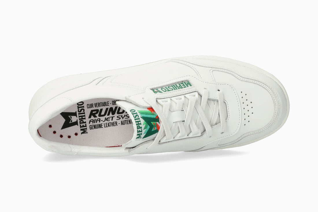 Mephisto NORWIN heren veter sneaker - wit - Afbeelding 2