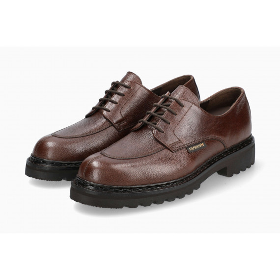 Mephisto PEGASIO heren veterschoen - chestnut bruin leer GOODYEAR WELT