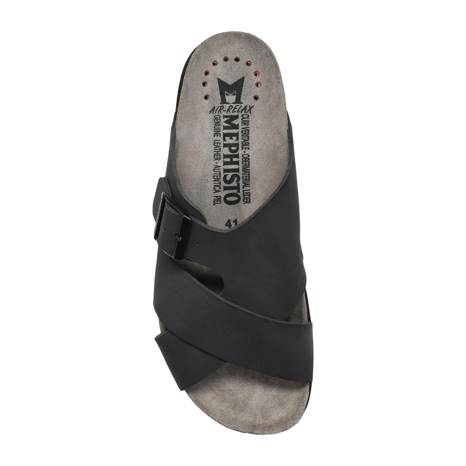 Mephisto NORDINE heren slipper - Zwart - Afbeelding 3