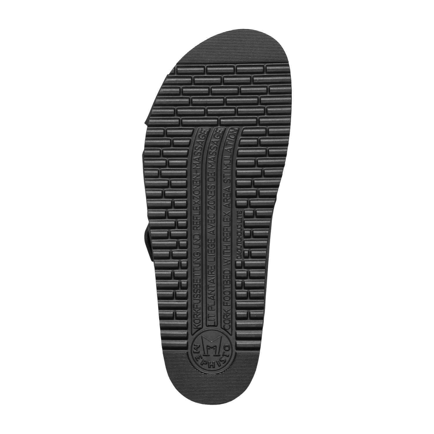 Mephisto NORDINE heren slipper - Zwart - Afbeelding 4