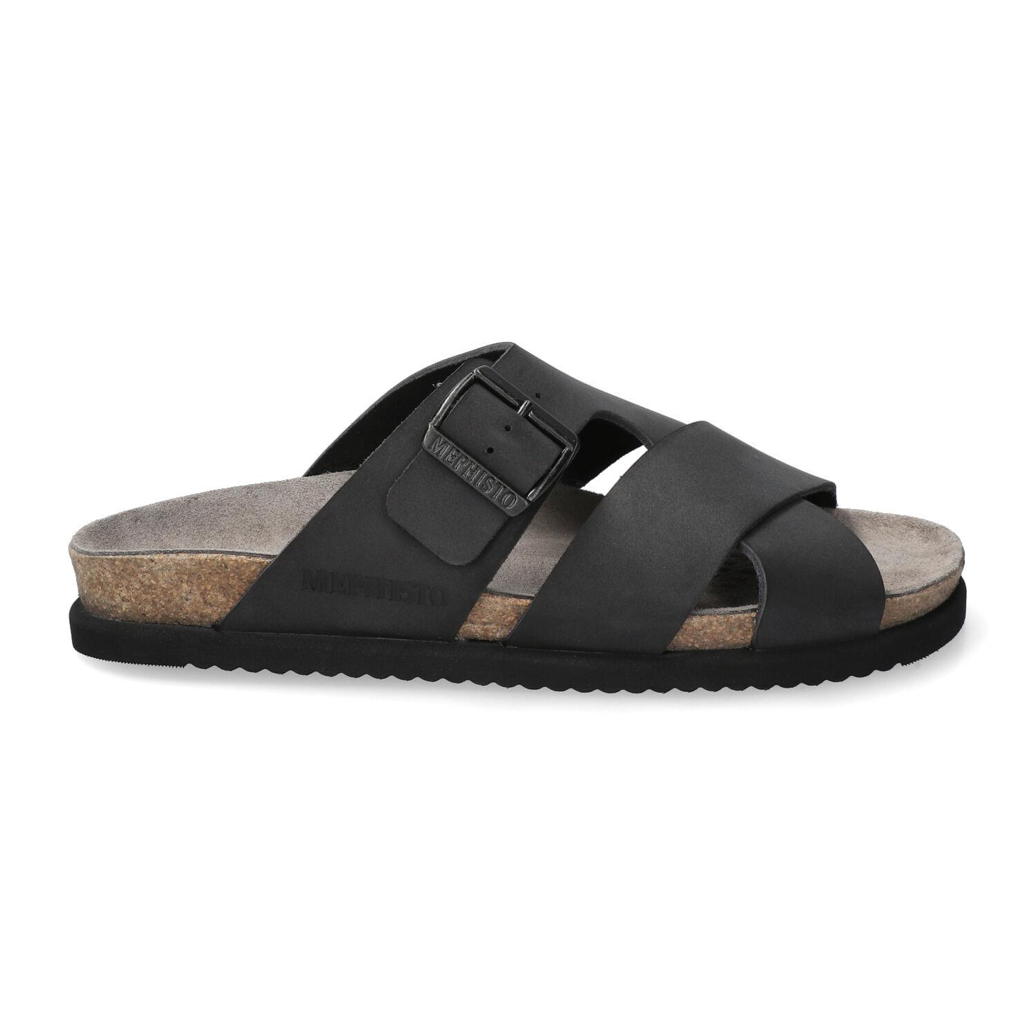 Mephisto NORDINE heren slipper - Zwart