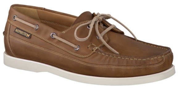 Mephisto Boating bruin lederen instapper voor heren