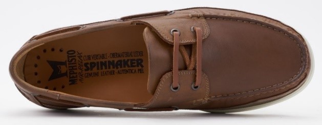 Mephisto Boating bruin lederen instapper voor heren - Afbeelding 4