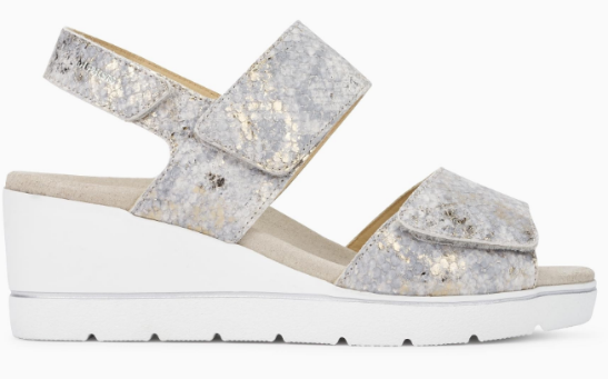 Mephisto Engelina sandalen voor dames lichtgrijs - Afbeelding 2