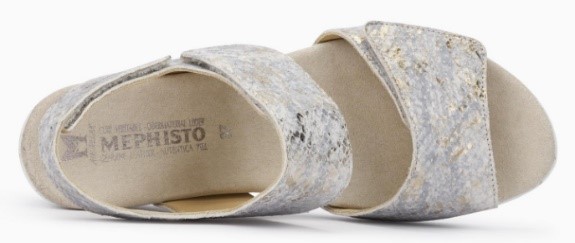 Mephisto Engelina sandalen voor dames lichtgrijs - Afbeelding 4