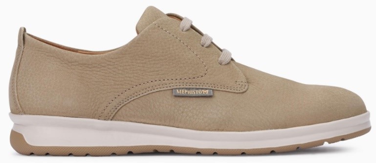 Mephisto LESTER heren veterschoen - grijs nubuck - Afbeelding 2