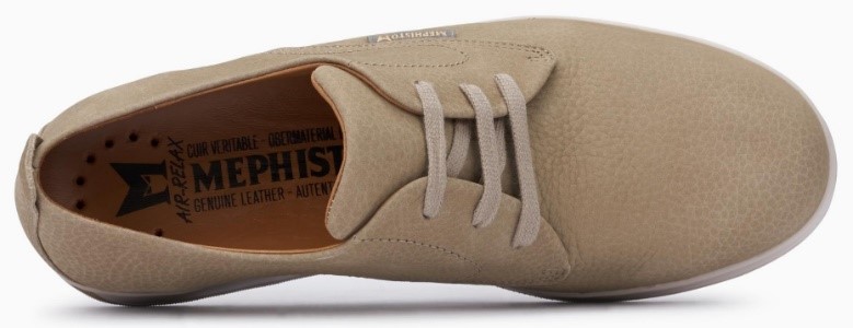 Mephisto LESTER heren veterschoen - grijs nubuck - Afbeelding 4