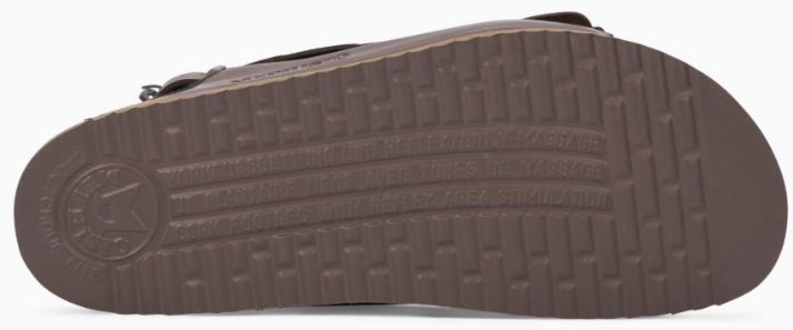 Mephisto Nardo lederen sandalen voor heren donkerbruin - Afbeelding 3