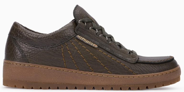 Mephisto Rainbow Oregon donkerbruine leren veterschoenen voor heren - Afbeelding 2
