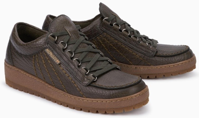 Mephisto Rainbow Oregon donkerbruine leren veterschoenen voor heren