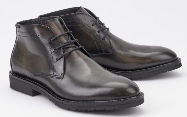 Mephisto TIBERIO CRUST donker grijs lederen heren laarzen