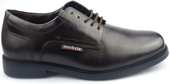 Mobils by Mephisto ABRIZO lederen veterschoenen voor heren bruin EXTRA BREED - Afbeelding 2