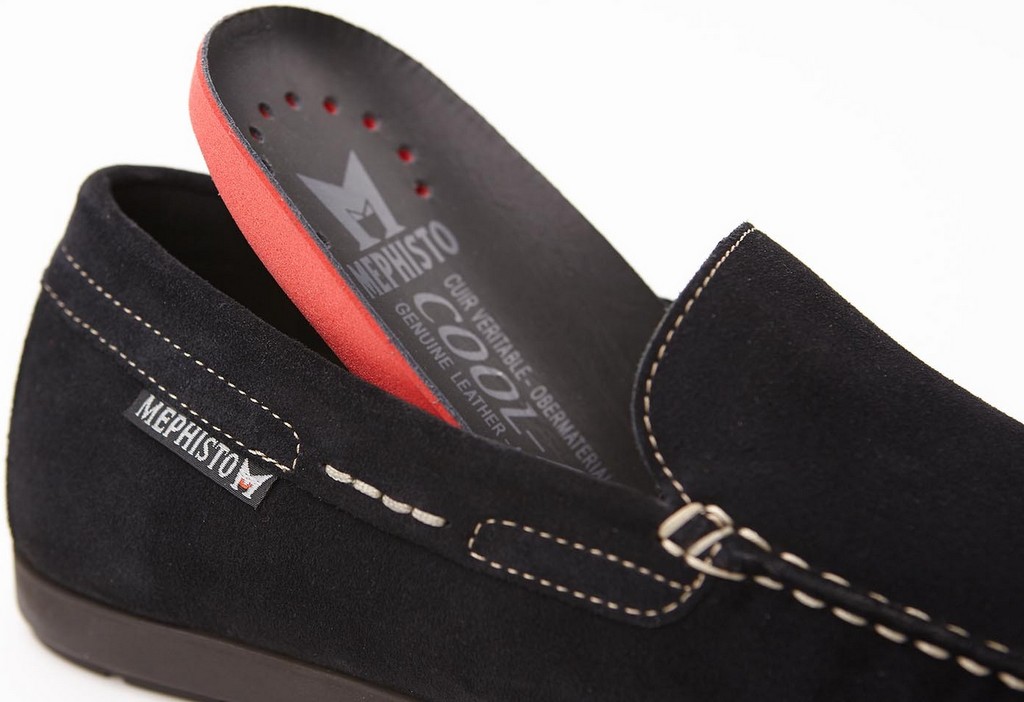 Mephisto ALGORAS - heren suede instapper - blauw - Afbeelding 5