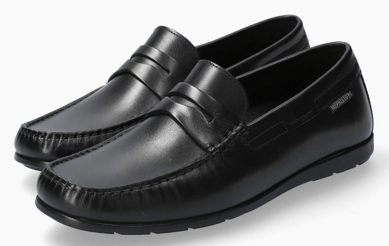 Mephisto ALYON Heren Instapper - Zwart