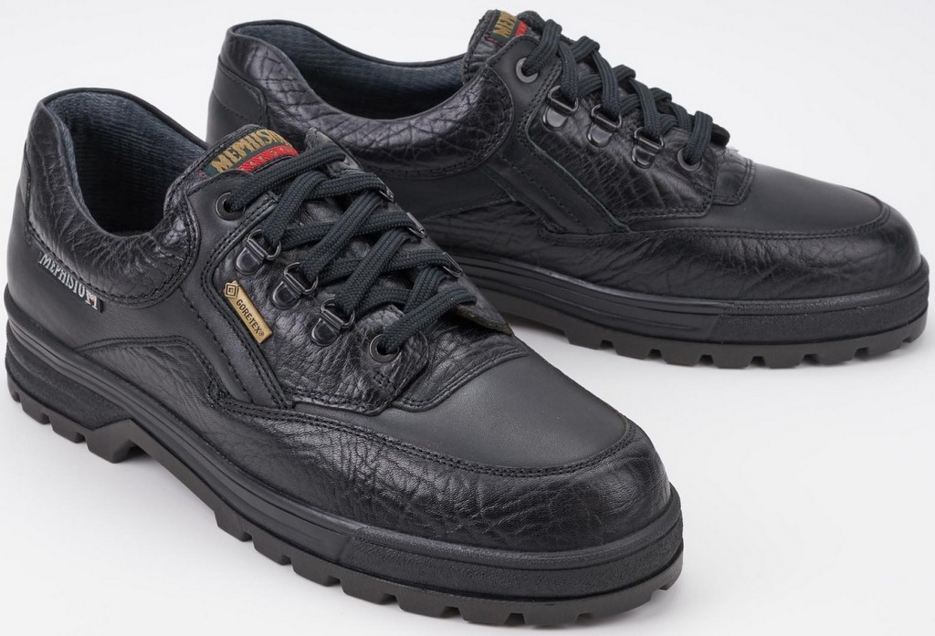 Mephisto BARRACUDA MAMOUTH waterdicht zwaar sterk heren veterschoen - zwart