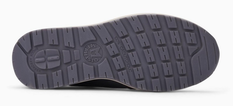Mephisto BRADLEY lederen sneakers voor heren donkergrijs - Afbeelding 3