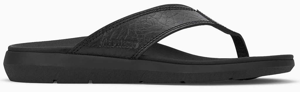 Mephisto CHARLY Heren Slipper - Zwart Leer - Afbeelding 2