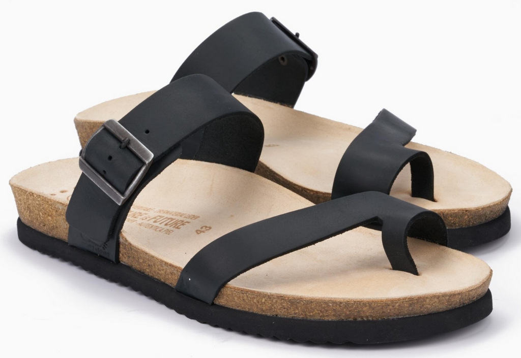 Mobils by Mephisto DOUGLAS Heren Teenslipper - Zwart