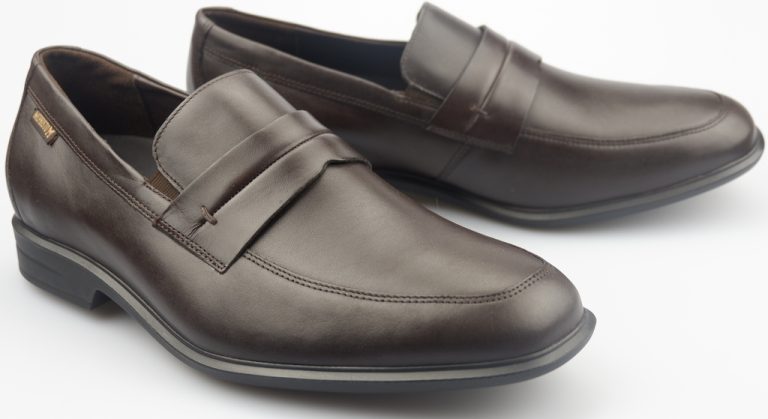 Mephisto ERIC donker bruin lederen instapper voor mannen