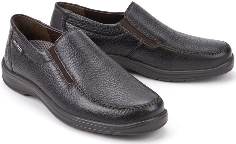 Mobils by Mephisto EWALD donker bruin lederen instappers voor brede voeten