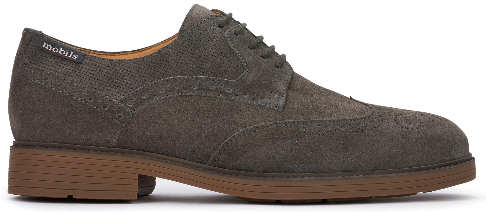 Mobils by Mephisto FERNAND Heren Veterschoen - Donkergrijs - Afbeelding 2