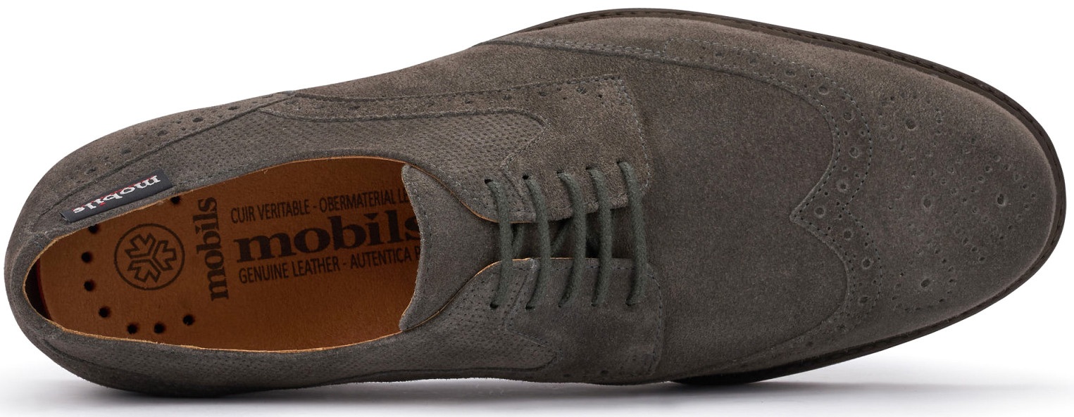 Mobils by Mephisto FERNAND Heren Veterschoen - Donkergrijs - Afbeelding 4