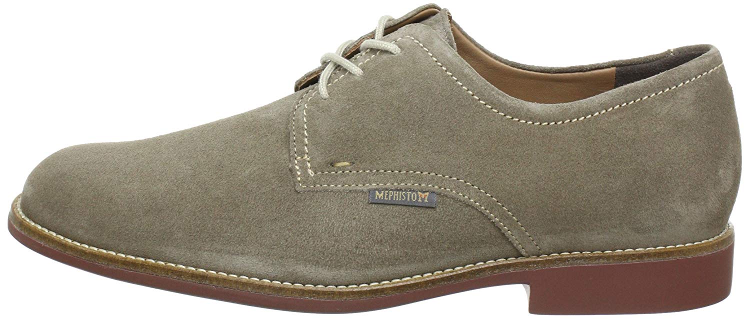 Mephisto FERNIO suede veterschoen voor heren taupe - Afbeelding 3