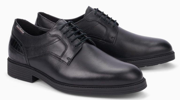 Mobils by Mephisto FLAVIEN - lederen veterschoen heren zwart EXTRA BREED