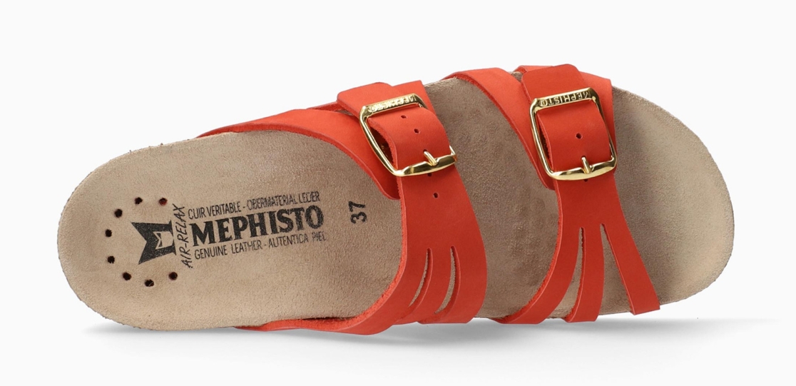 Mephisto HELISA Damessandaal - Koraalrood - Afbeelding 3