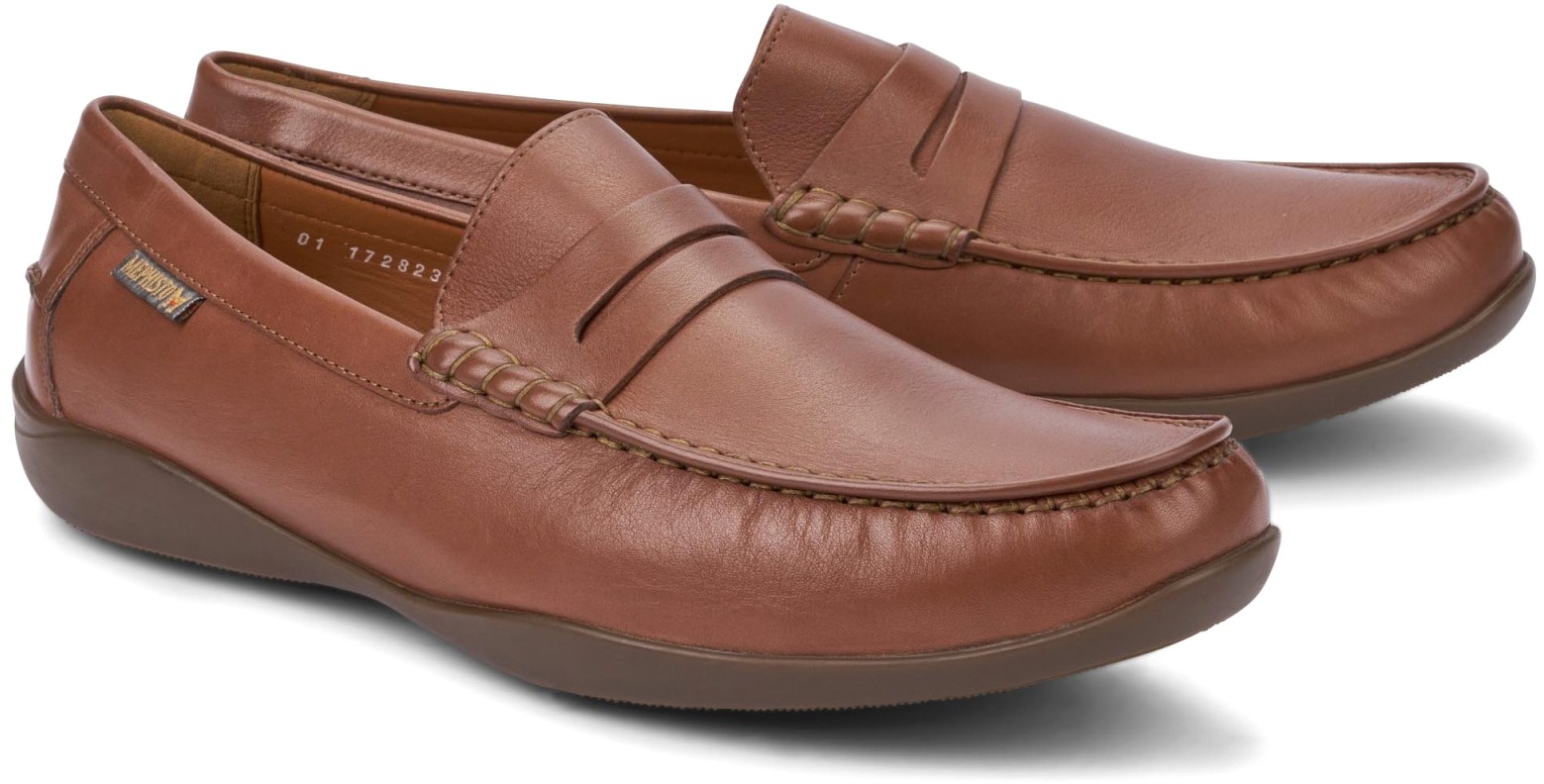 Mephisto IGOR chestnut bruin lederen heren instappers