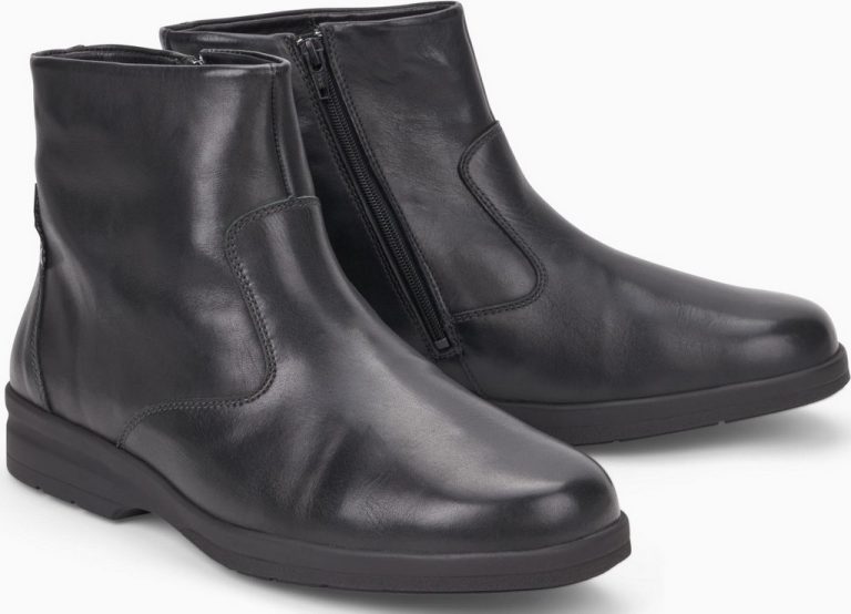 Mephisto JASKO zwarte wol gevoerde winter laars heren zwart