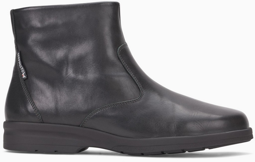 Mephisto JASKO zwarte wol gevoerde winter laars heren zwart - Afbeelding 2