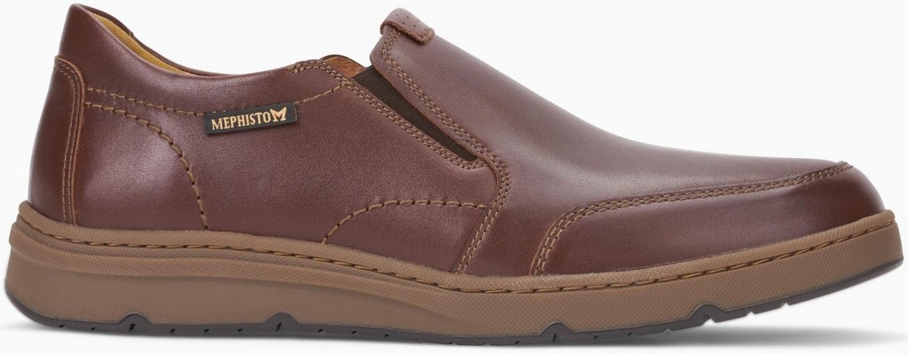 Mephisto JOSS hazelnoten bruin lederen instapper voor heren - Afbeelding 2