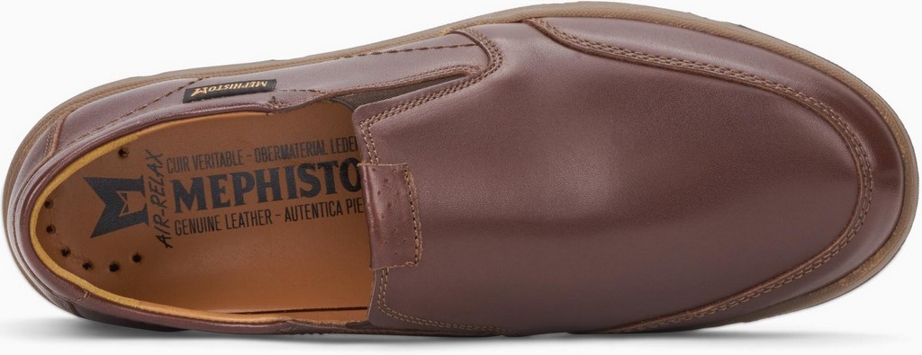 Mephisto JOSS hazelnoten bruin lederen instapper voor heren - Afbeelding 4