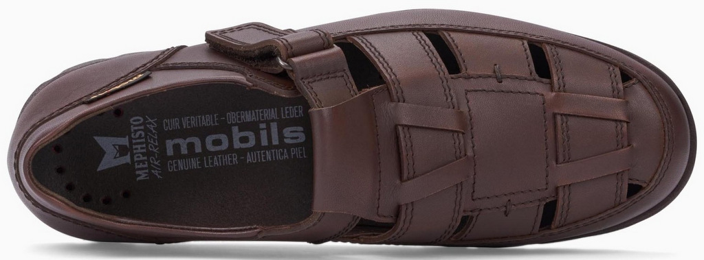 Mobils by Mephisto KENNETH Herenschoen - Extra Breed - Donkerbruin - Afbeelding 4