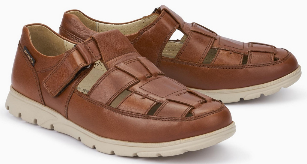 Mobils by Mephisto KENNETH extra breed hazelnoten bruin sandaal