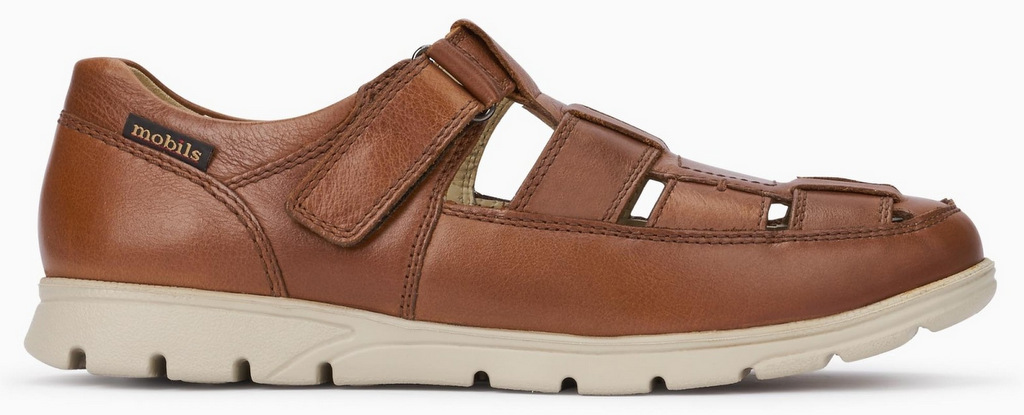 Mobils by Mephisto KENNETH extra breed hazelnoten bruin sandaal - Afbeelding 2
